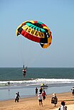 Parasailing near the Hotel Playa Mazatlán