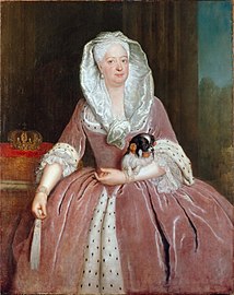 Rainha Sofia Dorotéia da Prussia. 1737.