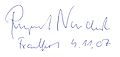 Autograph R. Neudeck