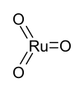 Strukturformel von Ruthenium(VI)-oxid