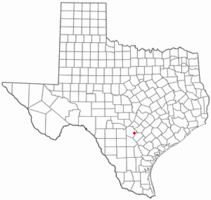 Location of China Grove, Texas