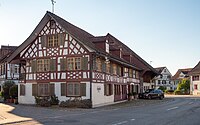 Oberdorfstrasse mit Taverne zum Schäfli