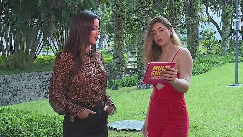 File:Vivian Amorim and Ivy Moraes during "TBT BBB" on April 21, 2020.jpg