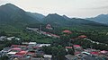 Side-view of Zhaoling Mausoleum (Bird's-eye view from Zhaoling Village)