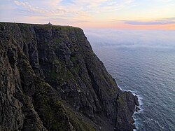 Midnight sun at the North Cape