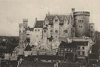 Burg Stolberg 1906 nach dem Wiederaufbau durch Moritz Kraus