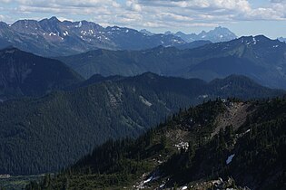 NNW face from Labyrinth Mountain