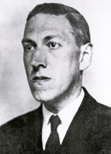 H. P. Lovecraft in June 1934, facing left