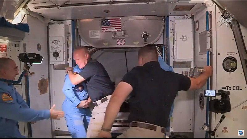 File:ISS Entrance CrewDragon.jpg