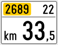 C115-1 Marking of a county road section