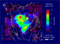 Mount Pinatubo ash and aerosol.