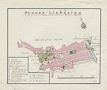 18th century map of Linköping, Sweden.jpg