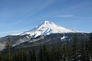 Mt. Hood from Mirror Lake Oregon