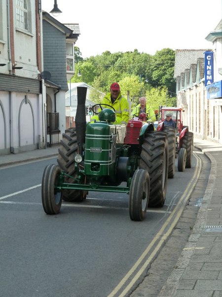 File:Okehampton - Market Street with historic tractors - geograph.org.uk - 2422150.jpg