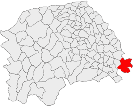 Location in Suceava County