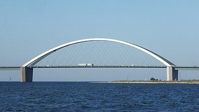 Fehmarnsundbron (1963) från öst