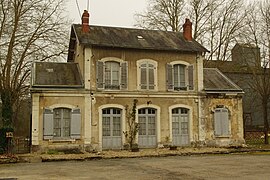 L'ancienne gare de Scoury en 2013.