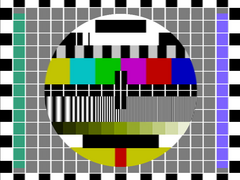 Recreation of NTSC variant as used by CBC Montreal in Canada.