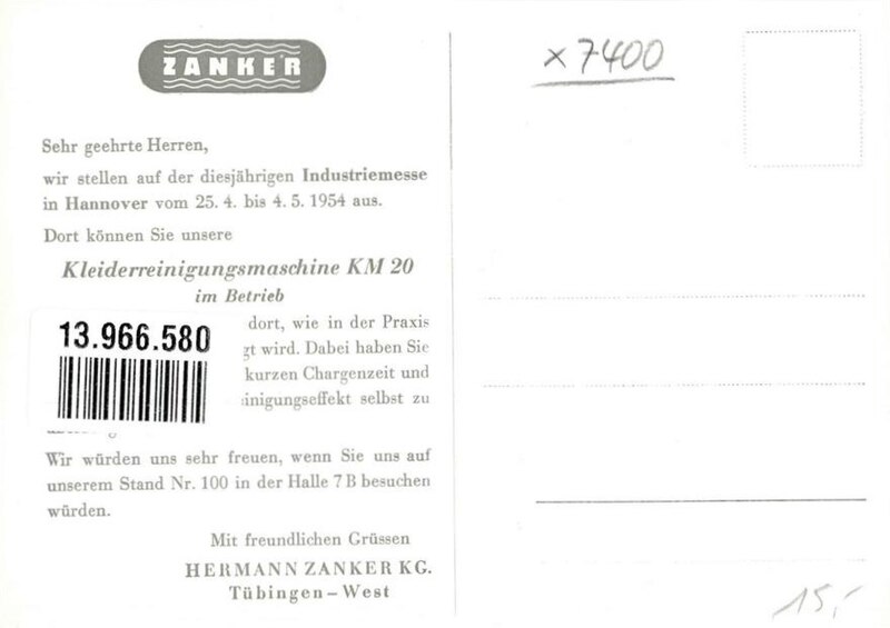 File:Renova-Reinigungssalon mit Zanker-Kleiderreinigungsmaschine KM20 (AK 1954) R.jpeg