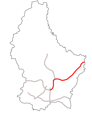 Verlauf der A1