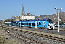 Un Régiolis stationnant en gare