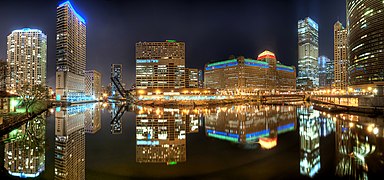 Vue sur le quartier de Wolf Point.