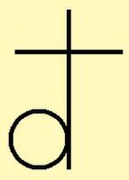 Omwille van de herkenbaarheid dragen diakens vaak een diakenkruisje. Het symbool is samengesteld uit een Latijns kruis en de letter d.