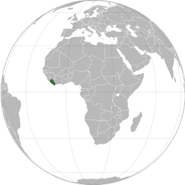 Map of Liberia