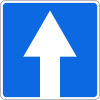 One-way road