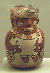 Vase nazca. Pérou, 100 av. J.-C. - 700 apr. J.-C.