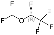 Structural Formula of (R)-Desflurana