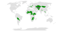 Landlocked nations as of 2005.