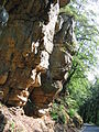 sandstone rock in the Eifel, Germany