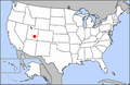 Lokacijska mapa nacionalnog parka Canyonlands