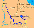 Map of the Blue Nile