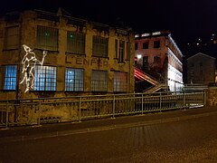 Le centre d'art du Creux de l'enfer et l'Usine du May dans la vallée des Usines.