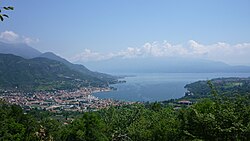 View of Salò and its bay