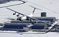 C-141 Hanoi Taxi flying over the museum in December 2005