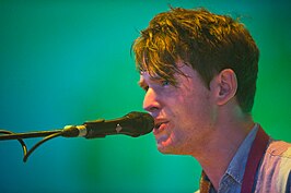 James Blake op het Roskilde Festival in 2011.