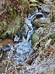 Die vom Schuhlochbach gespeisten Atzenbacher Wasserfälle im Februar 2023.