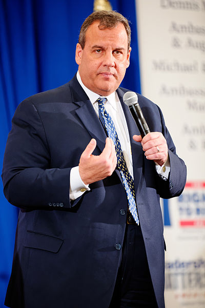 File:Governor of New Jersey Chris Christie at FITN in Nashua, NH by Michael Vadon 04.jpg