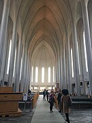 Hallgrímskirkja in Reykjavík (by Guðjón Samúelsson, 1945–1986) - interior