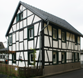 Zweigeschossiger Fachwerkstockwerksbau