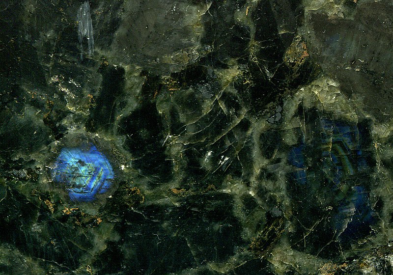 File:Volga Blue Granite (anorthosite) Zhitomir Province, Ukraine.jpg