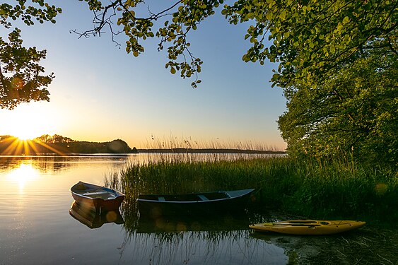 Ein Sonnenuntergang am Westensee