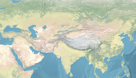 Tian Shan terletak di Benua Asia