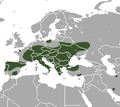 Aire de répartition de la Crossope de Miller