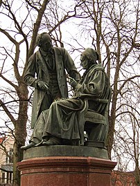 Gauß-Weber-Denkmal in Göttingen