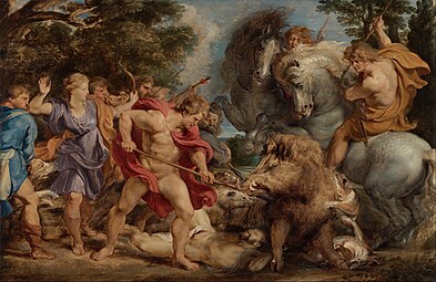 Peter Paul Rubens, Calydonian Boar Hunt, 1611–12