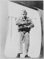 Ira Hayes (Pima) seen here preparing to parachute out of an aircraft in 1943, was from Sacaton. He fought in many engagements in the South Pacific before becoming famous for raising the American flag on Mount Suribachi during the Battle of Iwo Jima.